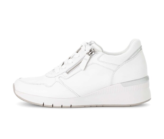 Gabor Damen Sneaker Low Weiß - Glattleder