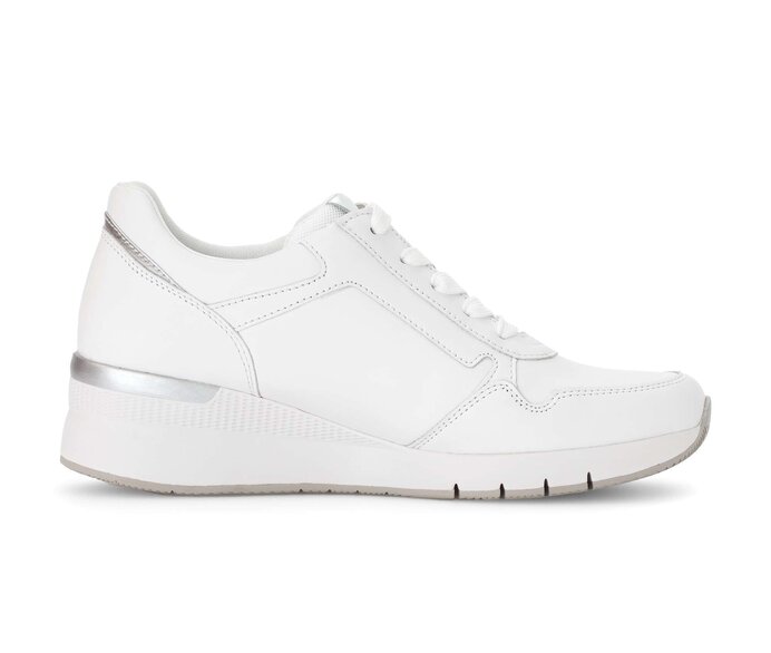Gabor Damen  Sneaker Low Weiß - Glattleder