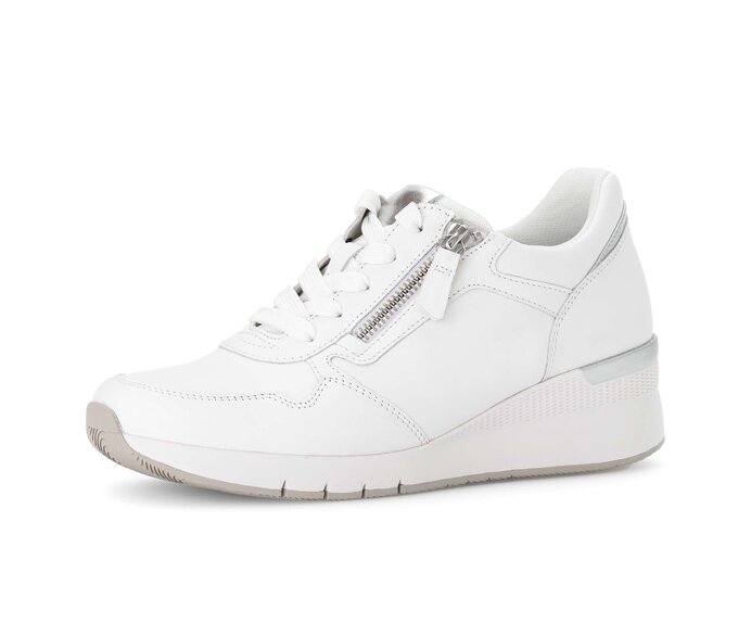 Gabor Damen  Sneaker Low Weiß - Glattleder