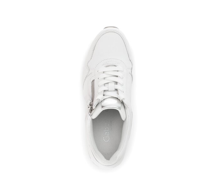 Gabor Damen  Sneaker Low Weiß - Glattleder