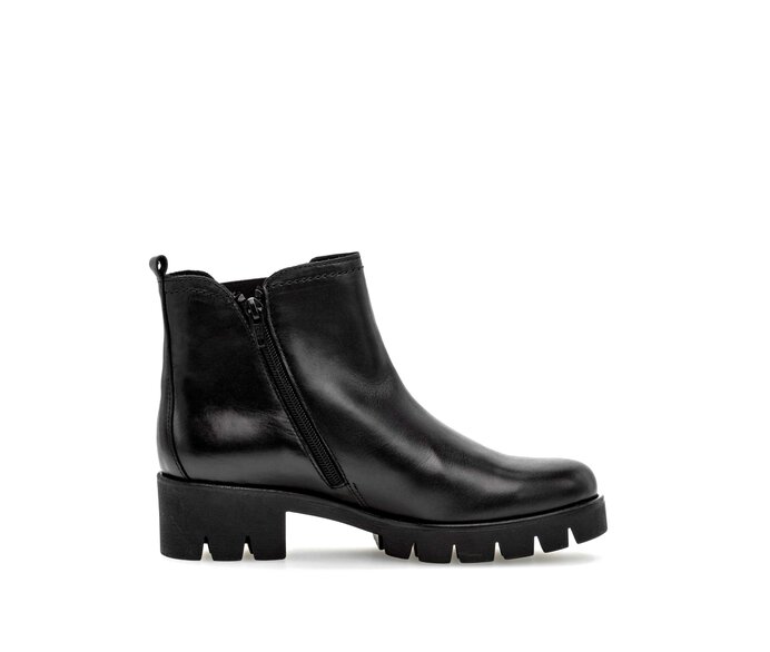 Gabor Damen  Chelsea Boot Schwarz - Glattleder
