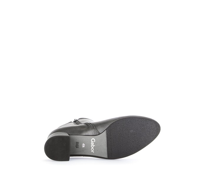 Gabor Damen  Elegante Stiefelette Silber - Glattleder
