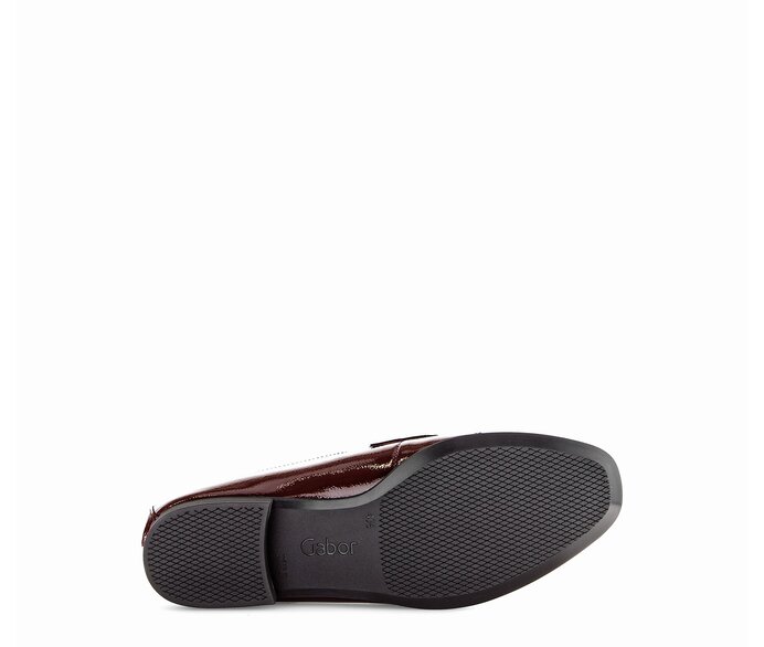 Gabor Damen  Slipper Rot - Lackleder