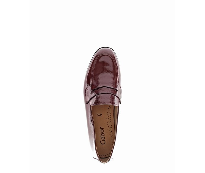 Gabor Damen  Slipper Rot - Lackleder
