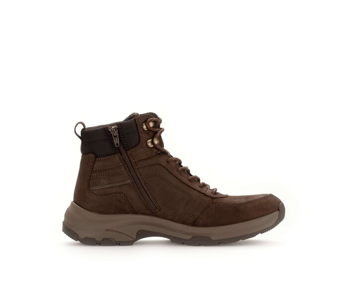 Pius Gabor Herren Sportlicher Stiefel Braun - Materialmix Leder/Textil