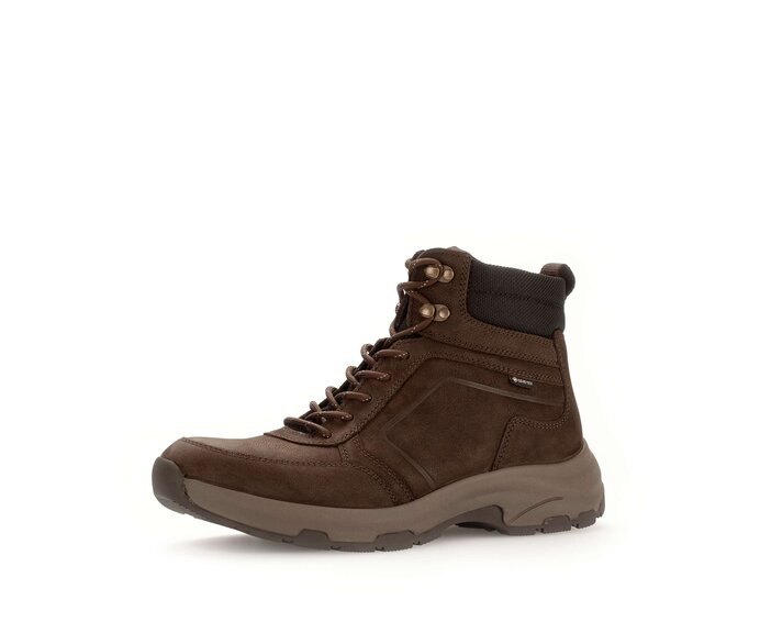 Pius Gabor Herren Sportlicher Stiefel Braun - Materialmix Leder/Textil