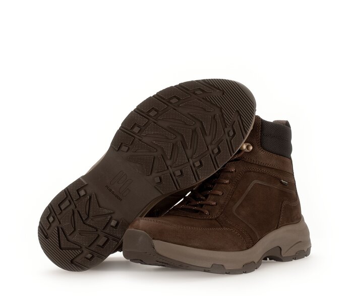Pius Gabor Herren Sportlicher Stiefel Braun - Materialmix Leder/Textil