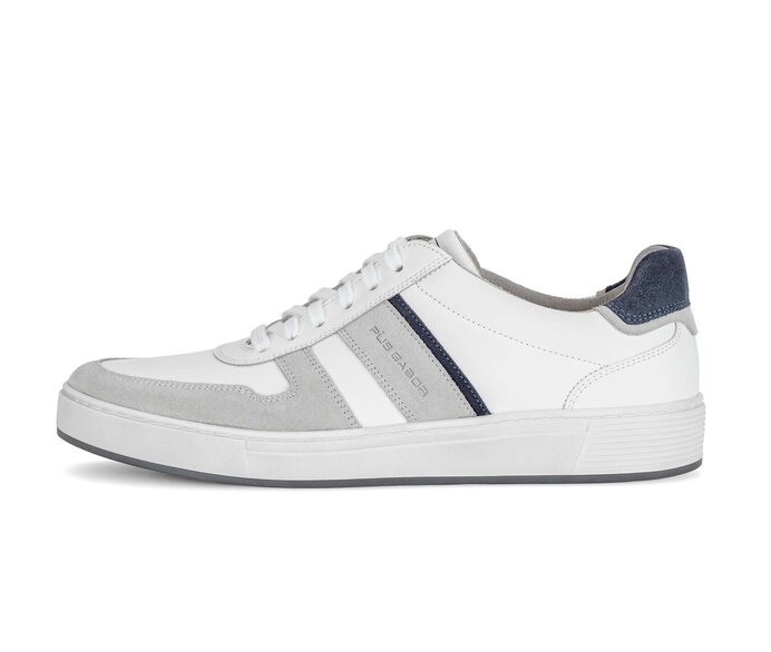 Pius Gabor Herren Sneaker Low Weiß - Glattleder