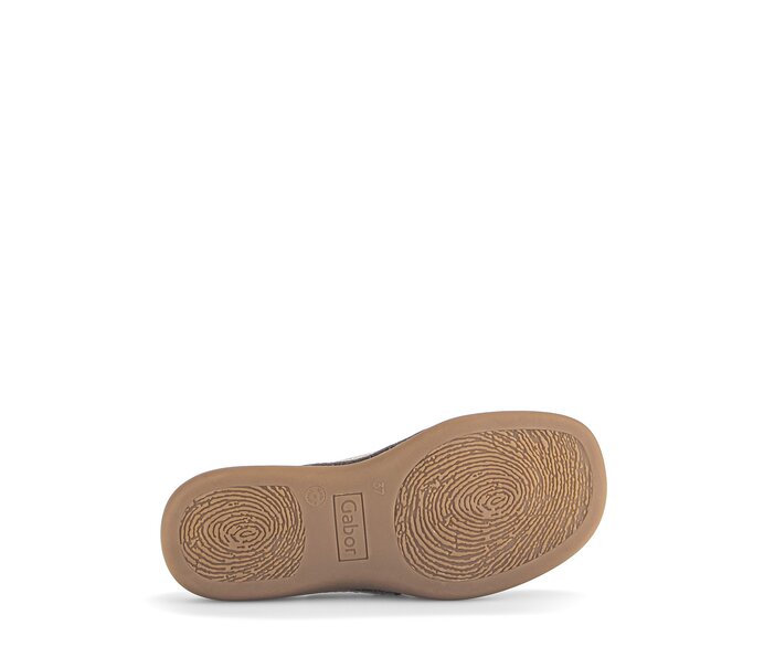 Gabor Damen  Zehentrenner Beige - Rauleder