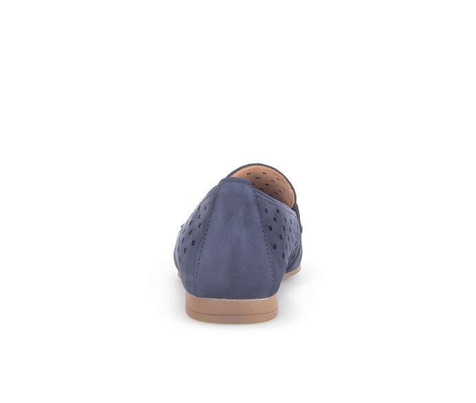 Gabor Damen  Slipper Blau - Rauleder