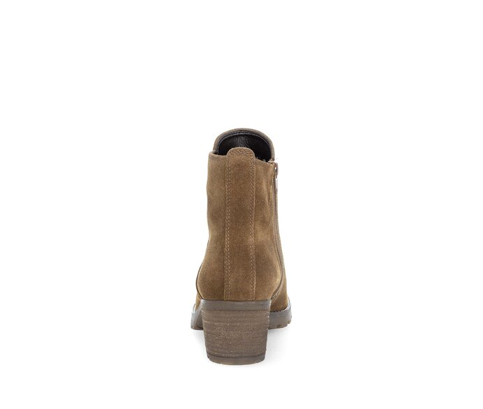 Gabor Damen  Plateau Stiefelette Braun - Rauleder