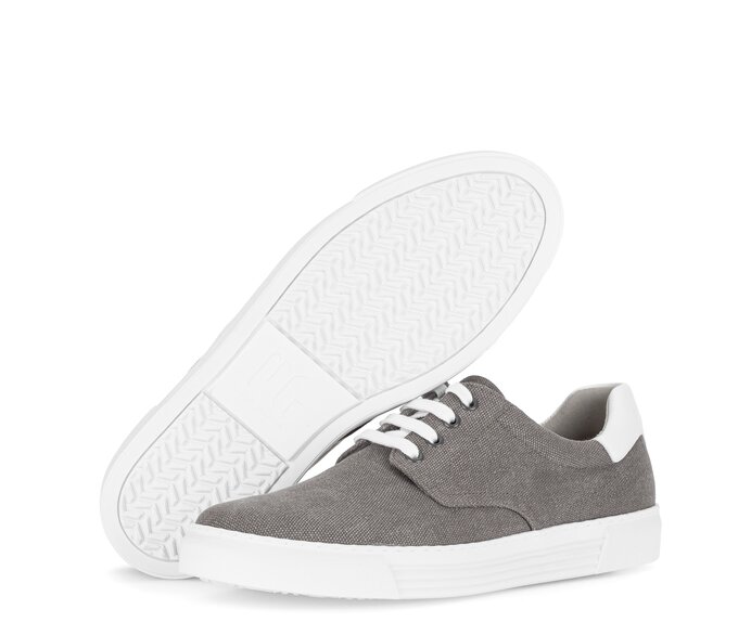 Pius Gabor Herren Sneaker Low Grau - Materialmix Leder/Textil