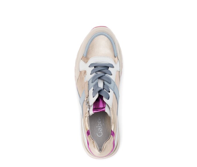 Gabor Damen  Sneaker Low Multicolour - Materialmix Leder