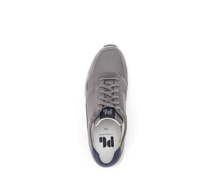 Pius Gabor Herren Sneaker Low Grau - Materialmix Leder/Textil