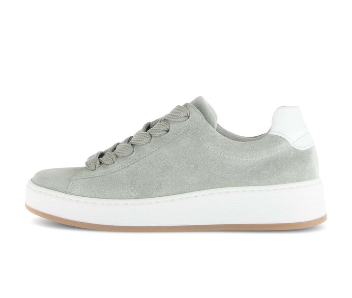 Gabor Damen Sneaker Low Grün - Rauleder