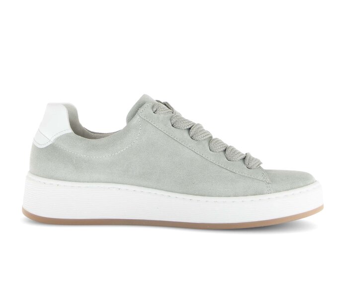 Gabor Damen  Sneaker Low Grün - Rauleder