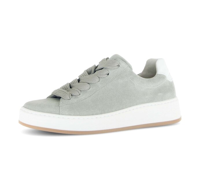 Gabor Damen  Sneaker Low Grün - Rauleder