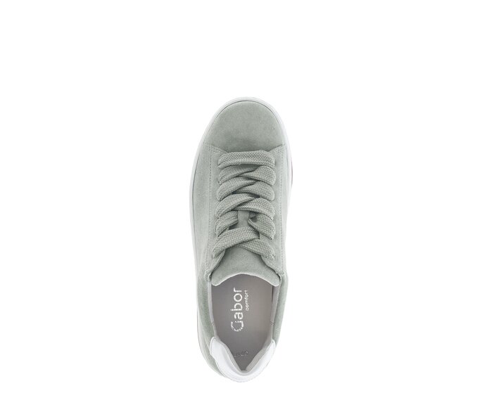 Gabor Damen  Sneaker Low Grün - Rauleder