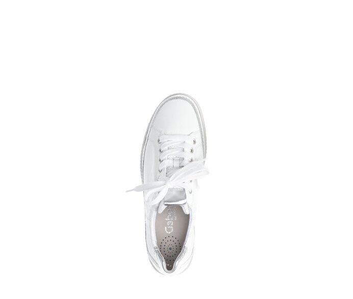 Gabor Damen  Sneaker Low Weiß - Materialmix Leder