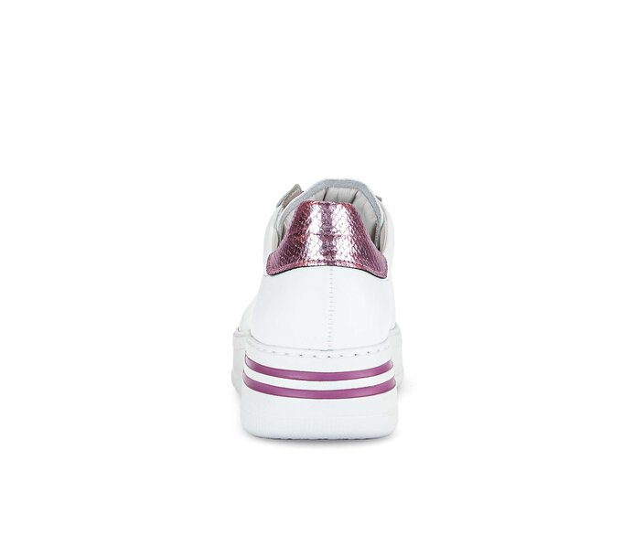 Gabor Damen  Sneaker Low Weiß - Materialmix Leder