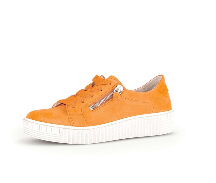 Gabor Damen  Sneaker Low Orange - Rauleder