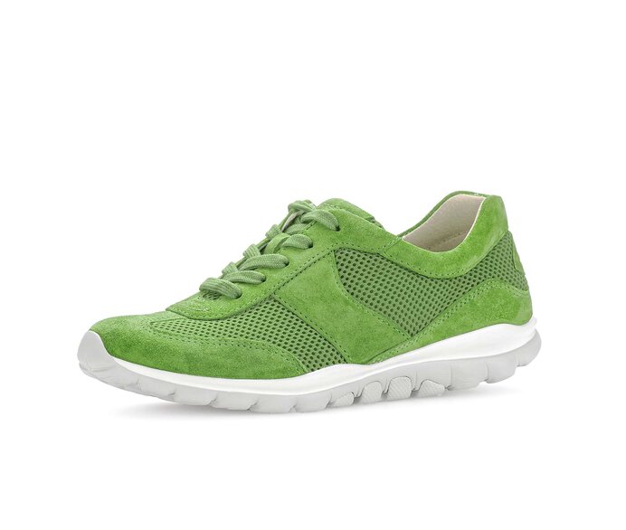 Gabor Damen  Sneaker Low Grün - Lederimitat