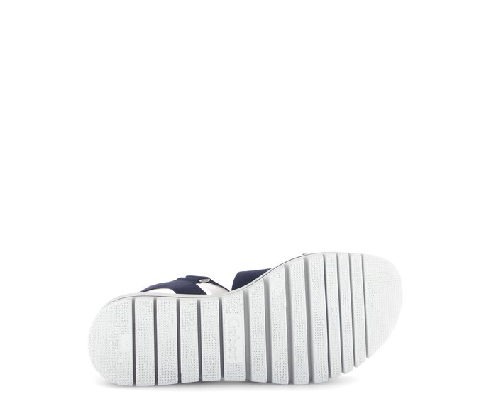 Gabor Damen  Plateau Sandale Blau - Rauleder