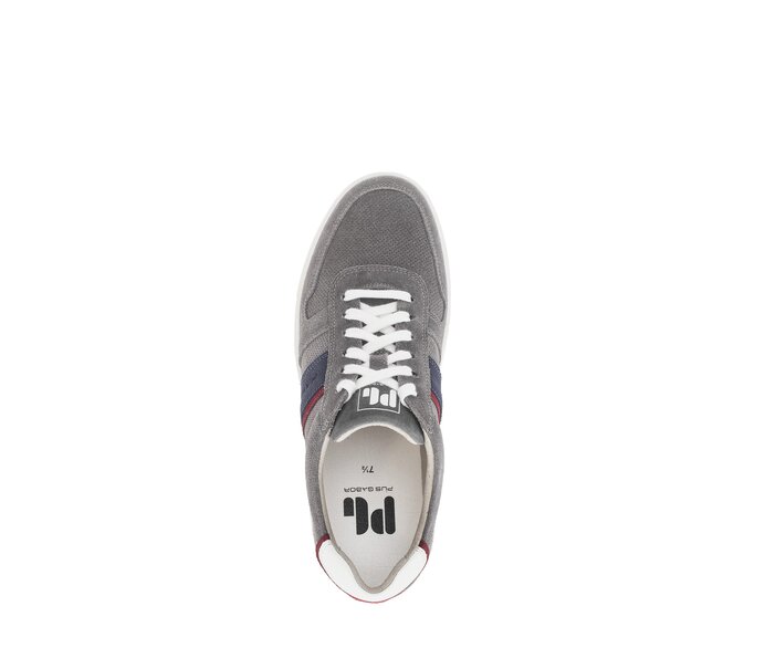 Pius Gabor Herren Sneaker Low Grau - Rauleder