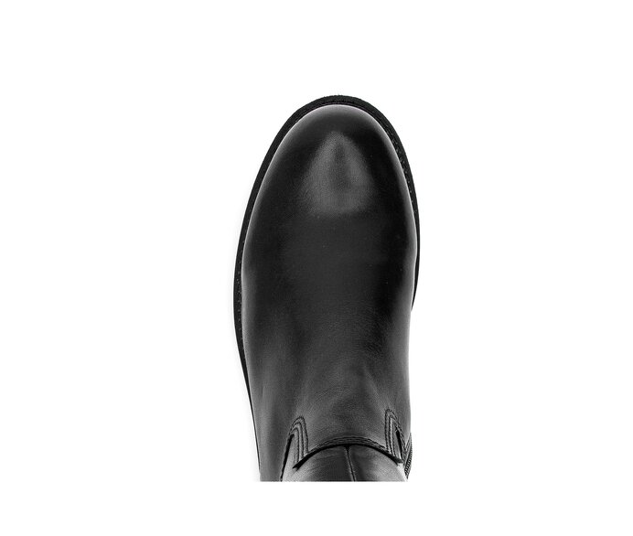 Gabor Damen  Sportlicher Stiefel Schwarz - Glattleder