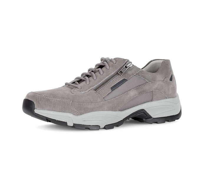 Pius Gabor Herren Sneaker Low Grau - Materialmix Leder/Textil
