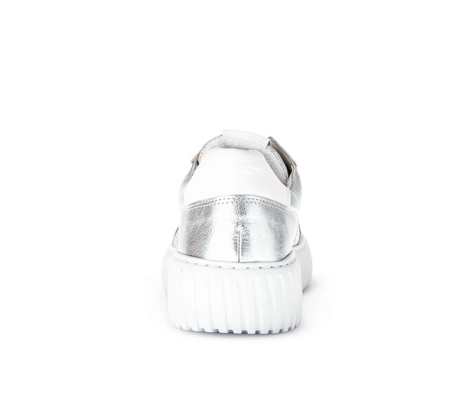Gabor Damen  Sneaker Low Silber - Materialmix Leder