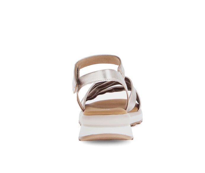 Gabor Damen  Riemchensandale Gold - Effektleder