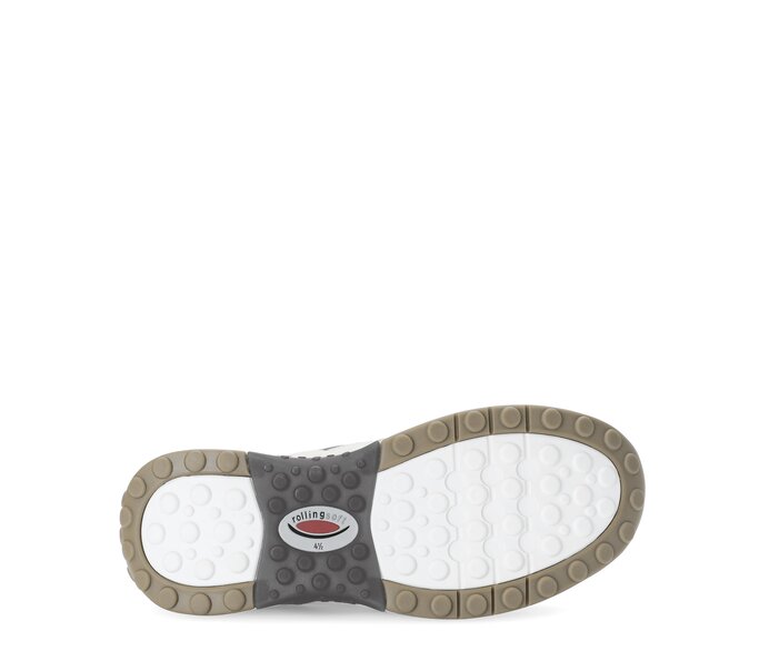 Gabor Damen  Sneaker Low Grau - Materialmix Leder/Lederimitat