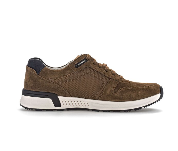 Pius Gabor Herren Sneaker Low Braun - Materialmix Leder/Textil