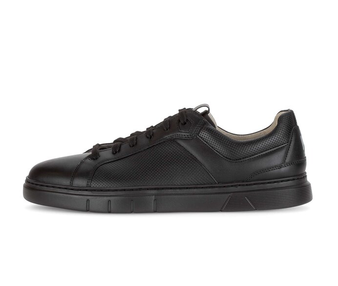 Pius Gabor Herren Sneaker Low Schwarz - Glattleder