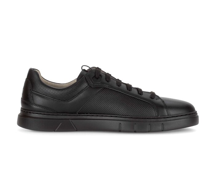 Pius Gabor Herren Sneaker Low Schwarz - Glattleder