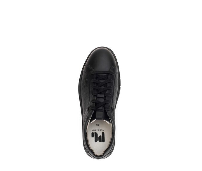Pius Gabor Herren Sneaker Low Schwarz - Glattleder