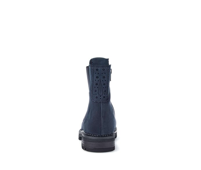 Gabor Damen  Chelsea Boot Blau - Rauleder