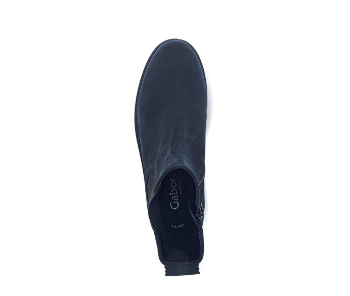 Gabor Damen  Chelsea Boot Blau - Rauleder