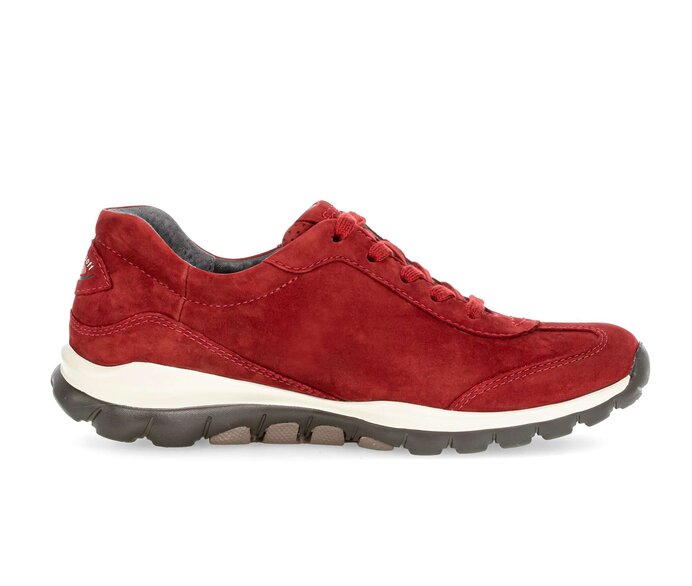 Gabor Damen  Sneaker Low Rot - Rauleder