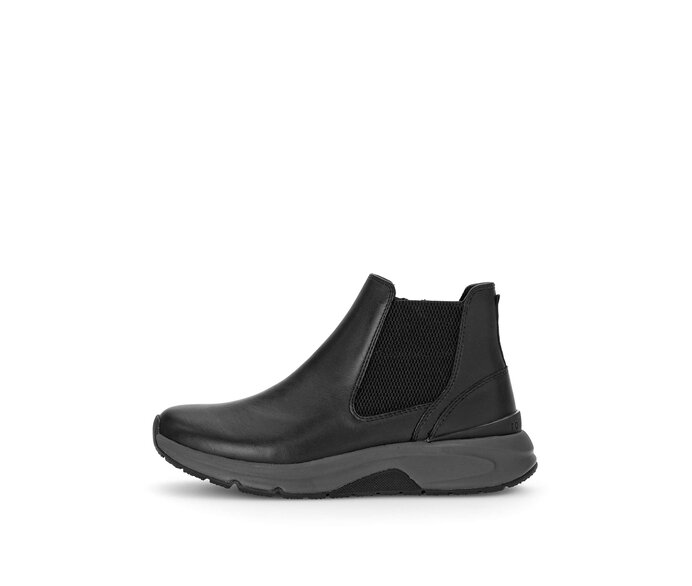 Gabor Damen Chelsea Boot Schwarz - Glattleder