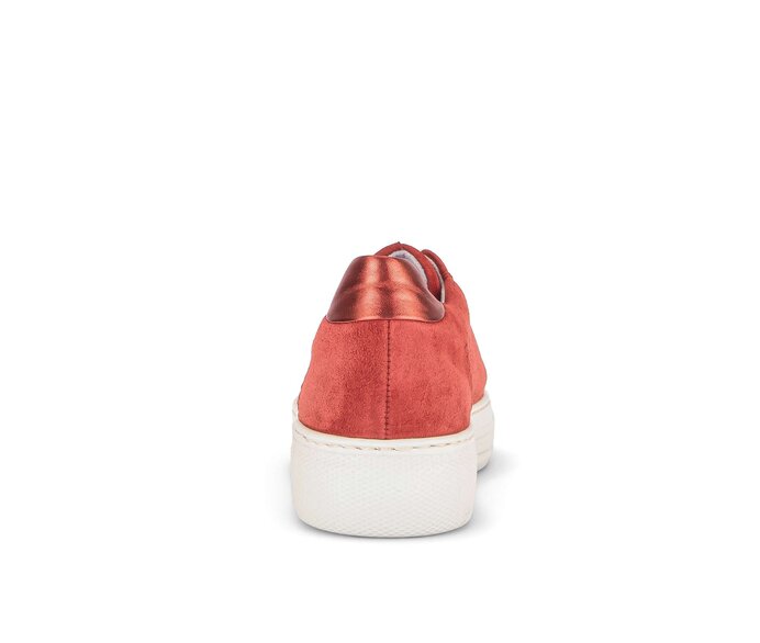 Gabor Damen  Sneaker Low Rot - Materialmix Leder