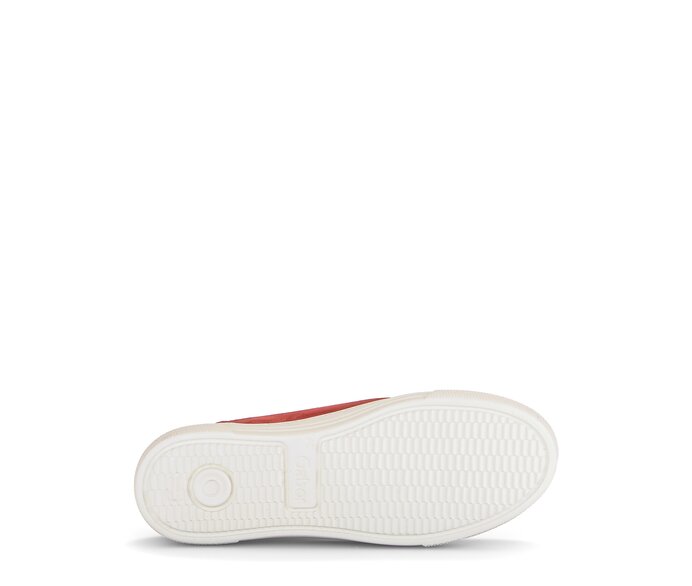 Gabor Damen  Sneaker Low Rot - Materialmix Leder