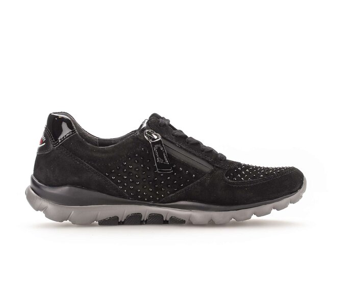Gabor Damen  Sneaker Low Schwarz - Rauleder