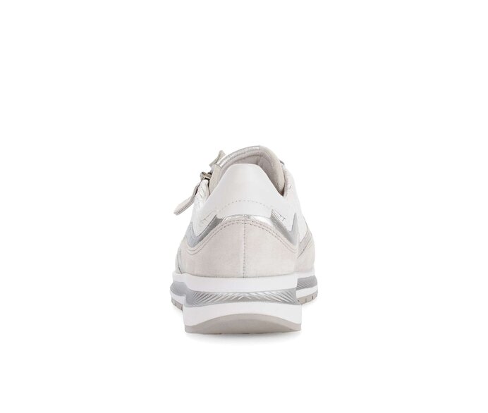Gabor Damen  Sneaker Low Weiß - Materialmix Leder