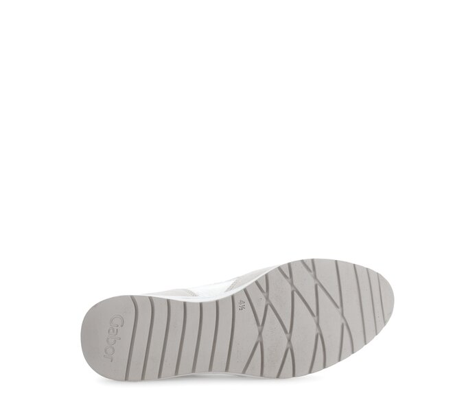 Gabor Damen  Sneaker Low Weiß - Materialmix Leder