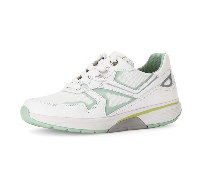 Gabor Damen  Sneaker Low Weiß - Materialmix Leder/Lederimitat
