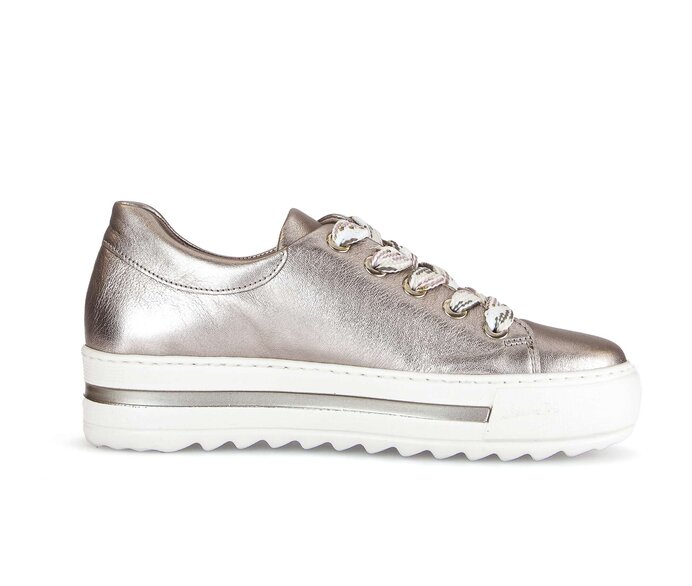 Gabor Damen  Sneaker Low Gold - Effektleder