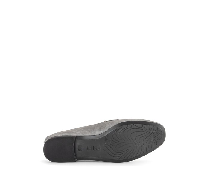 Gabor Damen  Slipper Grau - Rauleder