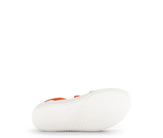 Gabor Damen  Plateau Sandale Orange - Rauleder